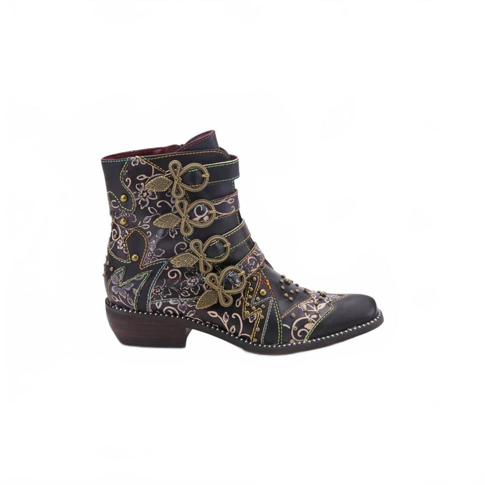 NEW L'ARTISTE women's rodeha boots in black